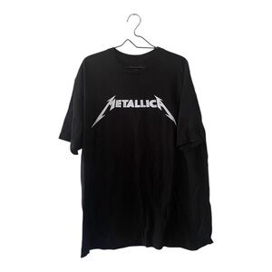 Metallica Black Graphic Band T Shirt Unisex Size 2XL Cotton Tee NEW